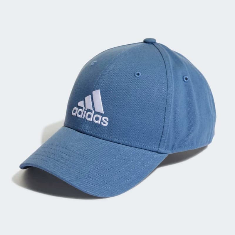 Adidas Unisex COTTON BASEBALL CAP - Blue- طاقية اديداس قطن بيسبول لون أزرق للجنسين