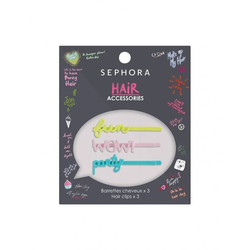 SEPHORA Hair Clips 3 pieces