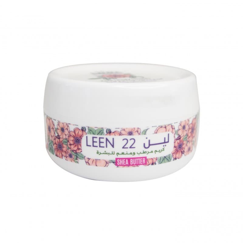 Beauty Code Leen 22 Moisturizing Softening Cream For Face & Body & Hands لين 22 كريم مرطب ومنعم للبشرة مع زبدية الشيا 200 مل