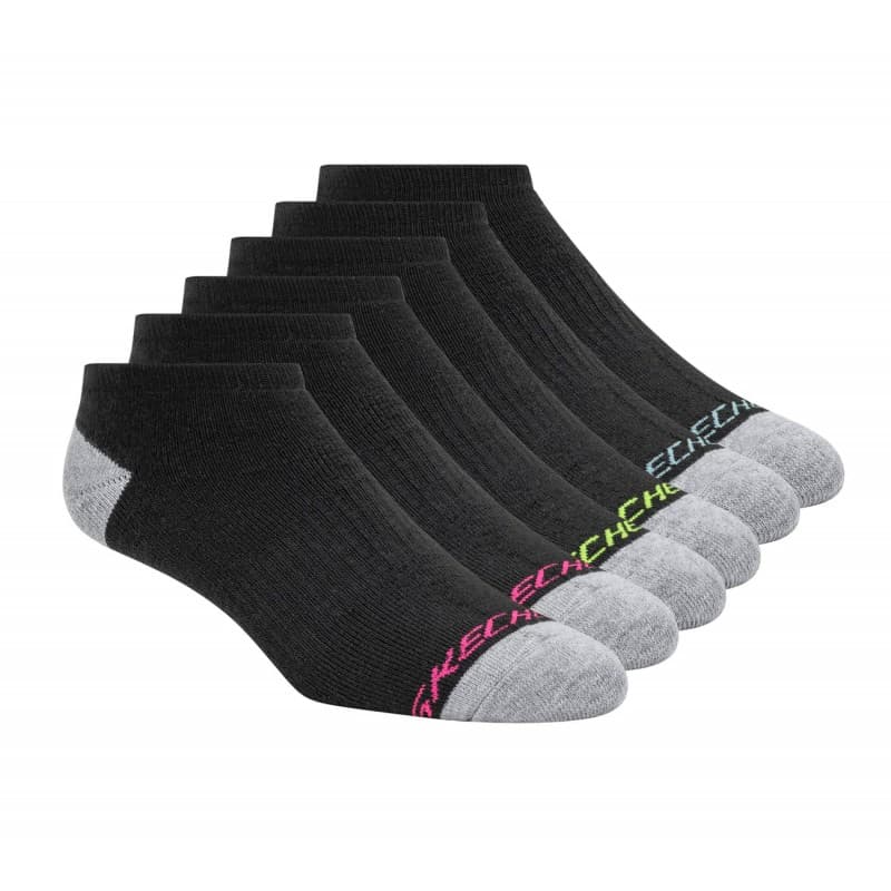 Skechers No Show (36-41) 6pk Socks