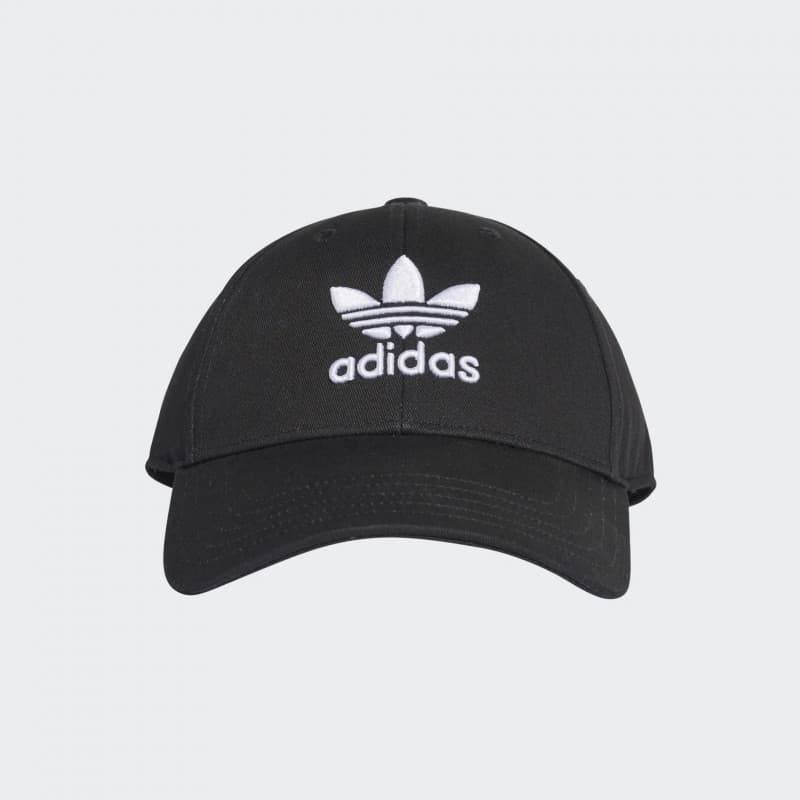 adidas Unisex Trefoil Baseball Cap - طاقية اديداس تري فويل بيسبول للجنسين لون أسود