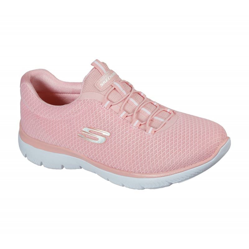 Skechers Women's Summits 12980 Shoes حذاء سكيتشرز سوميتس رياضي للسيدات لون زهري