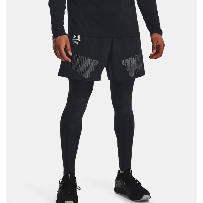 Under Armour Men's ArmourPrint Woven Shorts - شورت أندر آرمر برينت وويفن للرجال لون أسود