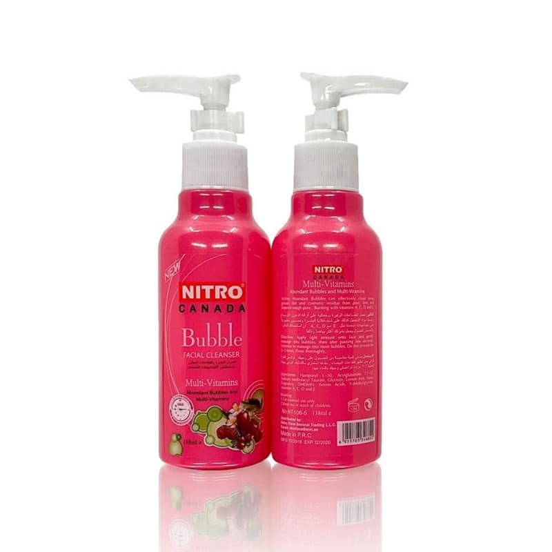 غسول البشرة بالفقاعات المطور بمستخلص الفيتامينات المتعددة - Bubble FACIAL CLEANSER