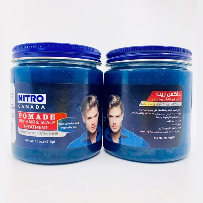 داكس زيت لعلاج فروة الرأس والشعر بمستخلص زيت الصوف وزيوت نباتية حجم 213 غم - Pomade Dry Hair & Scalp by NITRO