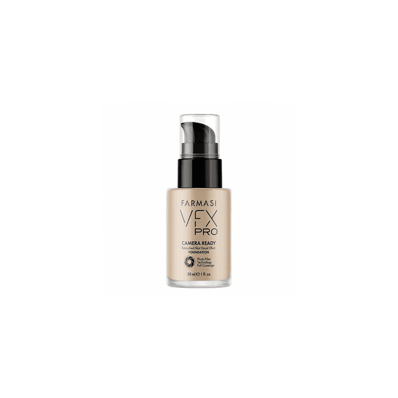 كريم أساس في اف اكس برو سائل من فارماسي درجة 05 حجم 30 مل -Farmasi Make Up Vfx Pro Camera Ready Foundation - 05 Cashmere