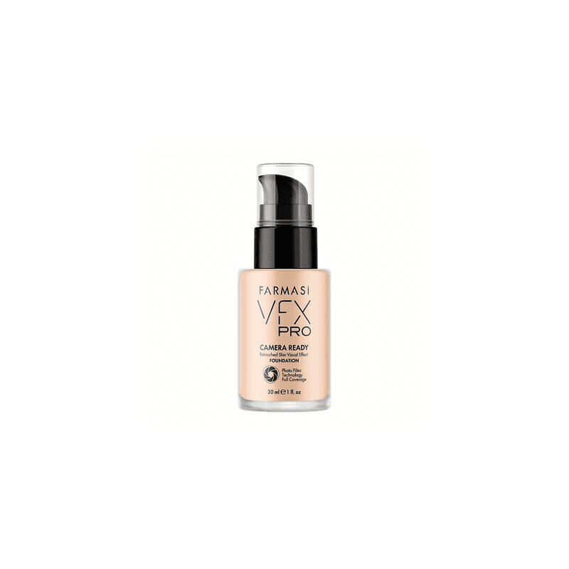 كريم أساس في اف اكس برو سائل من فارماسي درجة 04 حجم 30 مل -Farmasi Make Up Vfx Pro Camera Ready Foundation - 04 Biscuit
