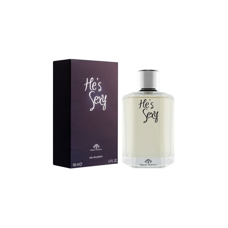 عطر هي از سكسي من ميريام مارفلز للرجال 100 مل- He's Sexy EDP By Miriam Marvels For Men 100ml