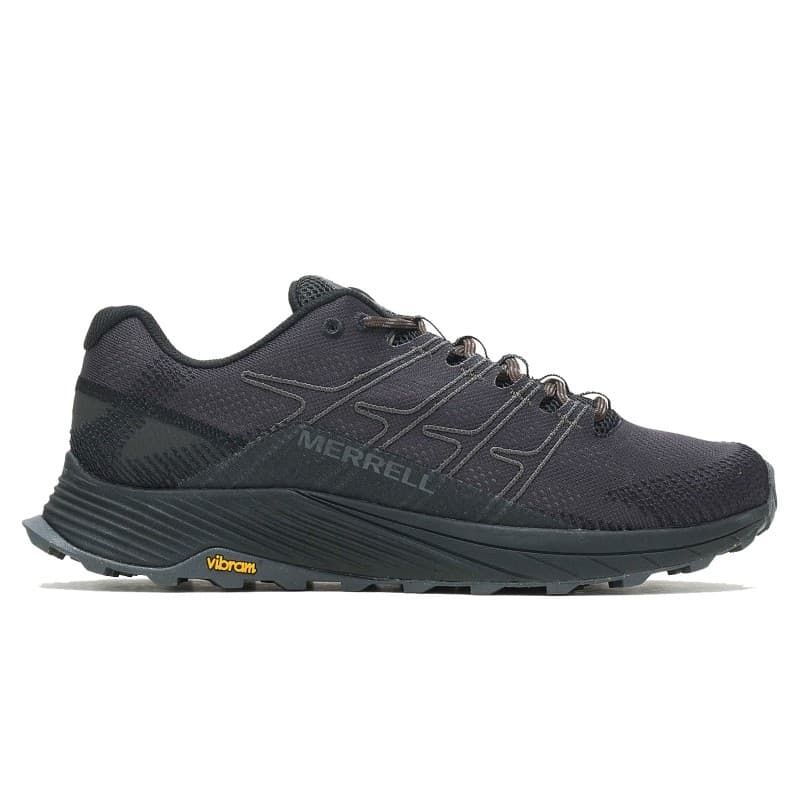 حذاء ميريل مواب فلايت تريل راننر للرجال لون أسود- Merrell Men's Moab Flight Trail Runner Shoes