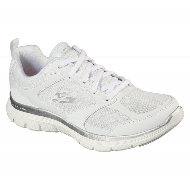 حذاء سكيتشرز فليكس ابريل 4.0-اكتيف فلو للنساء لون أبيض- Skechers Women's Appeal 4.0 - Active Flow Shoes
