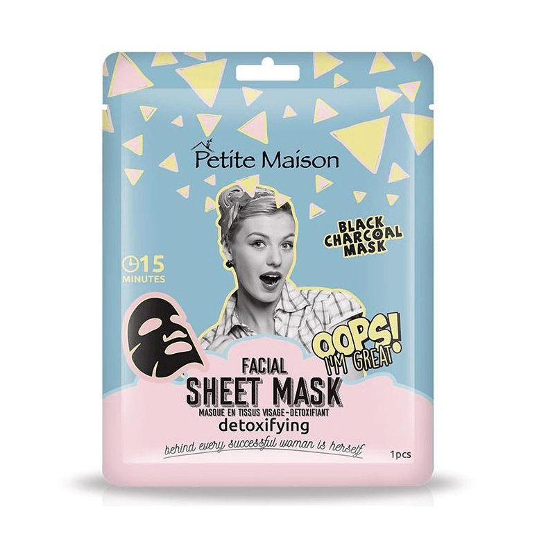 Petite Maison Detoxifying Facial Sheet Mask 25ML - ماسك ورقي للوجه مزيل للسموم من بوتيت ميزون حجم 25 مل