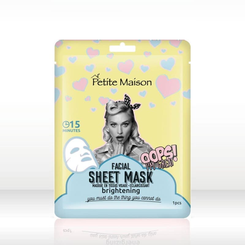 Petite Maison Brightening Facial Sheet Mask 25ML - ماسك ورقي للوجه لتفتيح البشرة حجم 25 مل