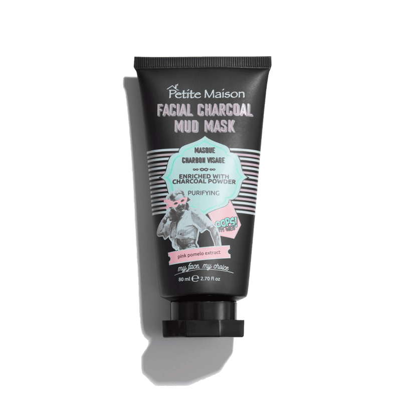 Petite Maison Facial Charcoal Mud Mask 80ml - قناع الطين بالفحم للوجه من بوتيت ميزون حجم 80 مل