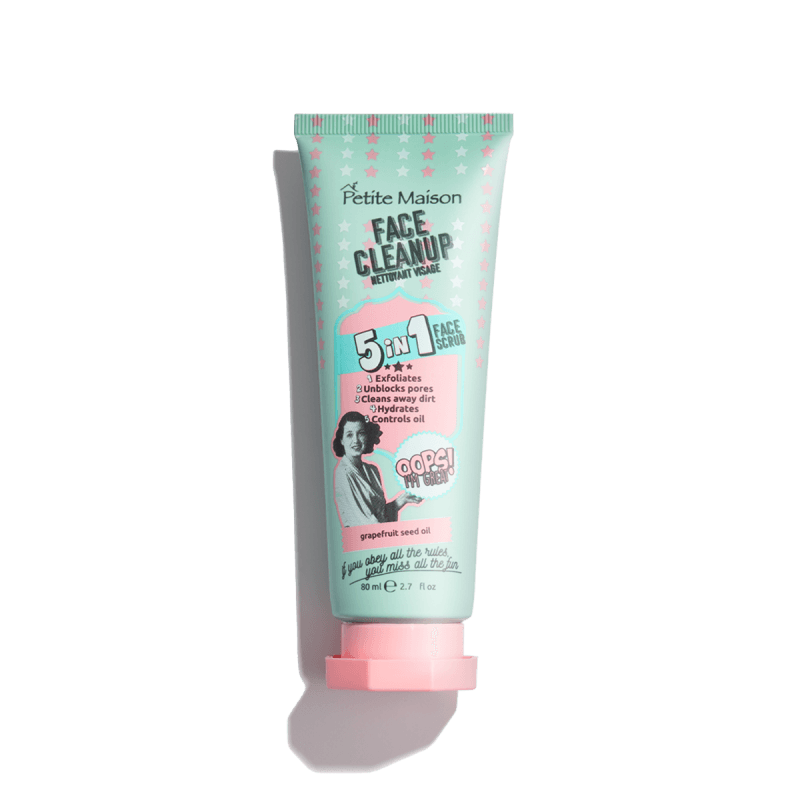 Petite Maison Face Cleanup 80ml - منظف للوجه ومقشر ومرطب 5 في 1 حجم 80 مل