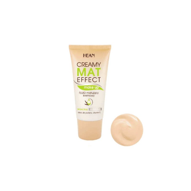 كريم أساس من هين درجة 00 فانيلا حجم 30 مل -Hean Creamy Matte Foundation 00 Vanilla 30 ml