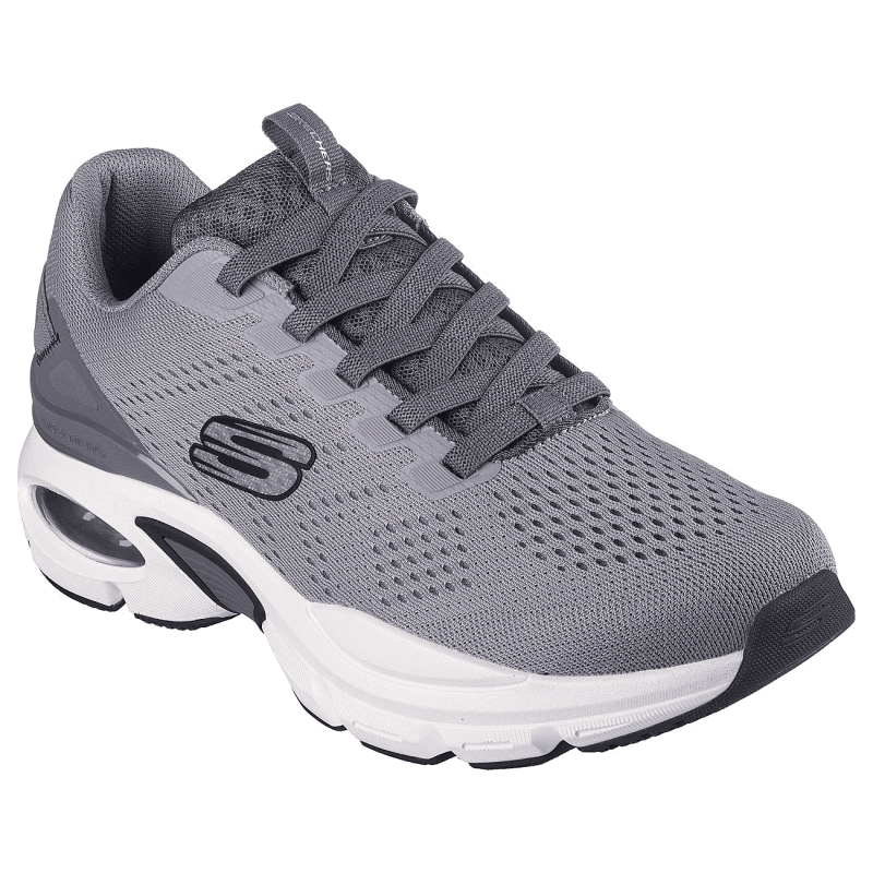 حذاء سكيتشرز سكيتش اير فينتشرا للرجال لون رمادي ونعل أبيض- Skechers Men's Skech-Air Ventura Shoes