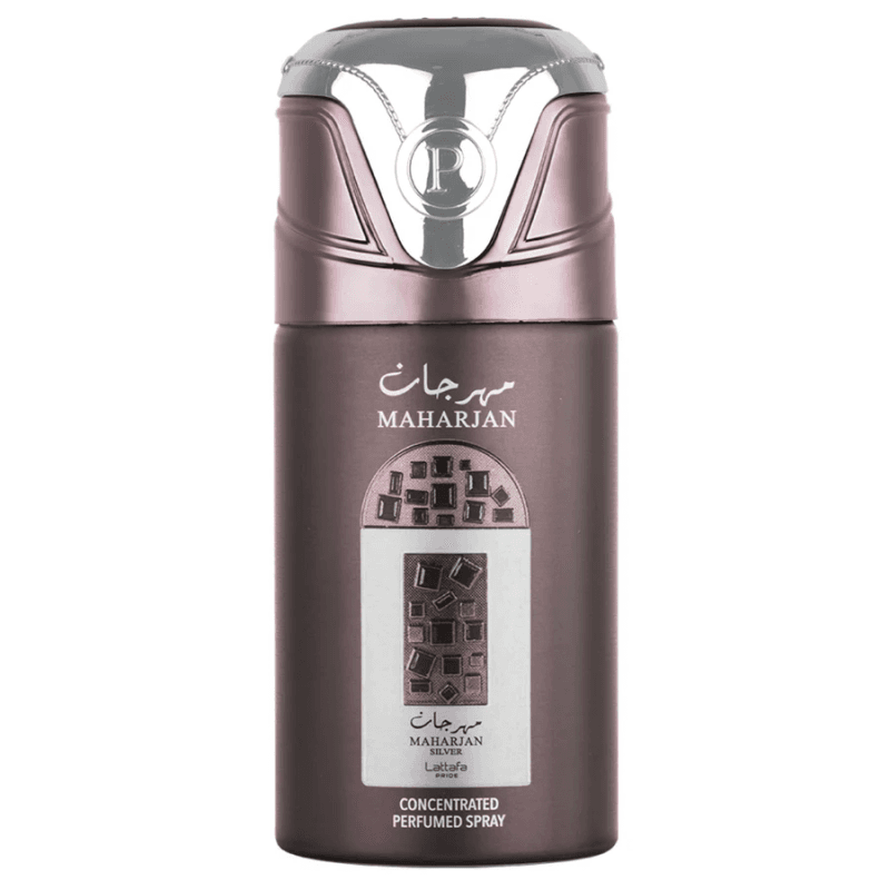 Maharjan Silver Deodorant By Lattafa Pride 250Ml -مزيل عرق مهرجان الفضي من لطافة برايد للجنسين حجم 250 مل