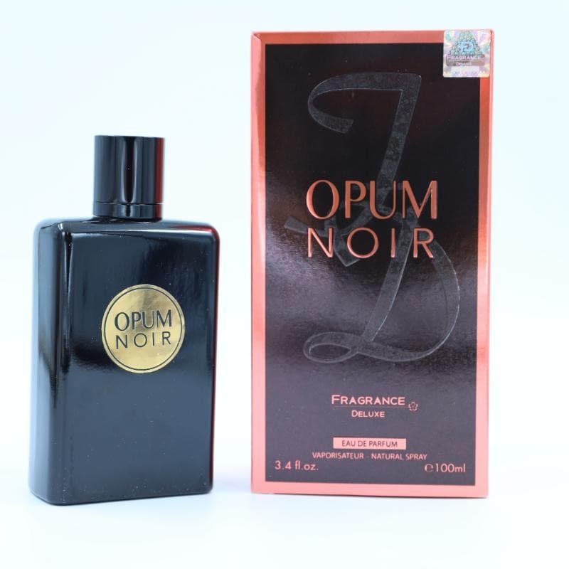 OPUM NOIR EDP By Fragrance Deluxe For Unisex100 ML-عطر اوبوم نيوار من فرانجنس ديلوكس للجنسين سعة 100 مل