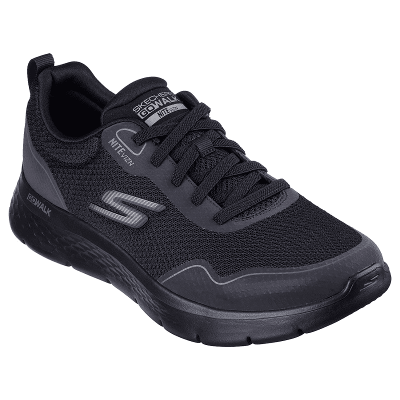 Skechers Men's GOwalk Flex - Nitevizn Shoes - حذاء سكيتشرز جو ووك فليكس- نيتفيزن للرجال لون أسود
