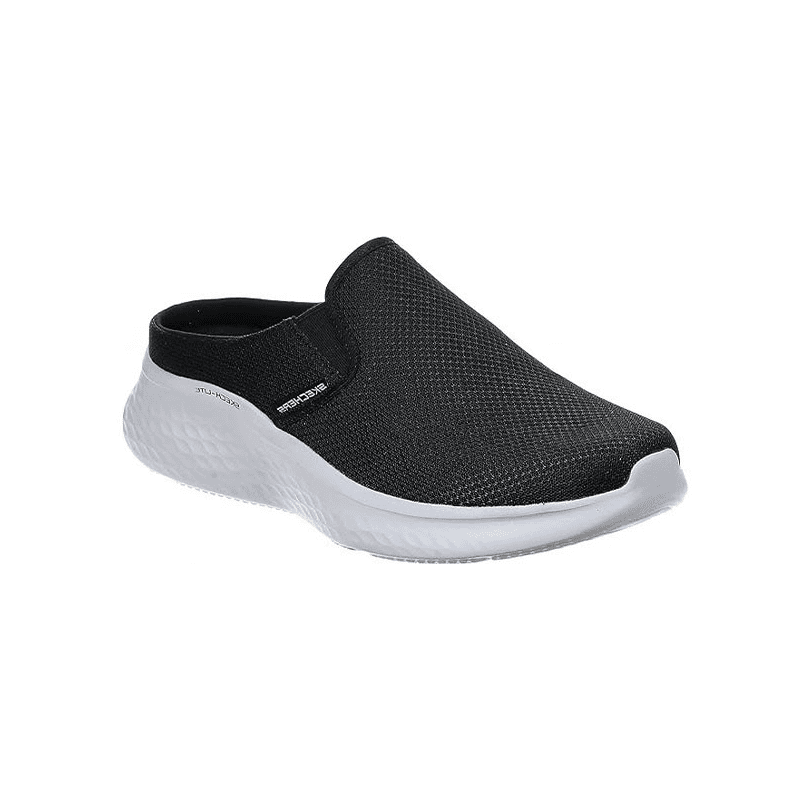 Skechers Men's Skech-Lite Pro Slide -شبشب سكيتشرز سكيتش لايت برو للرجال لون أسود ونعل أبيض