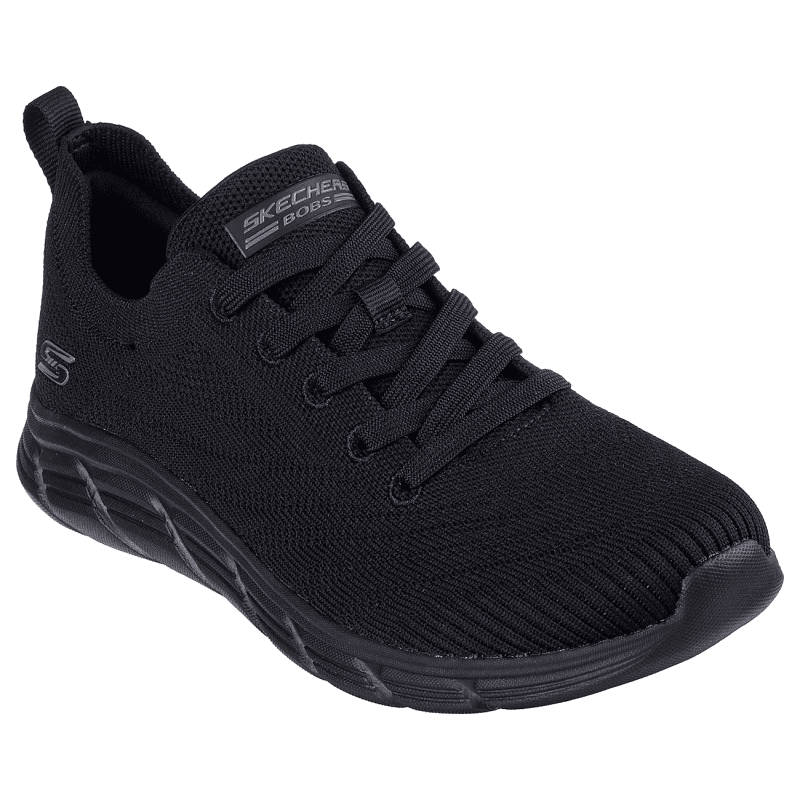 Skechers Women's BOBS Sport B Flex Lo - Graceful Stride Shoes -حذاء سكيتشرز بوبس سبورت بي فليكس للنساء لون أسود