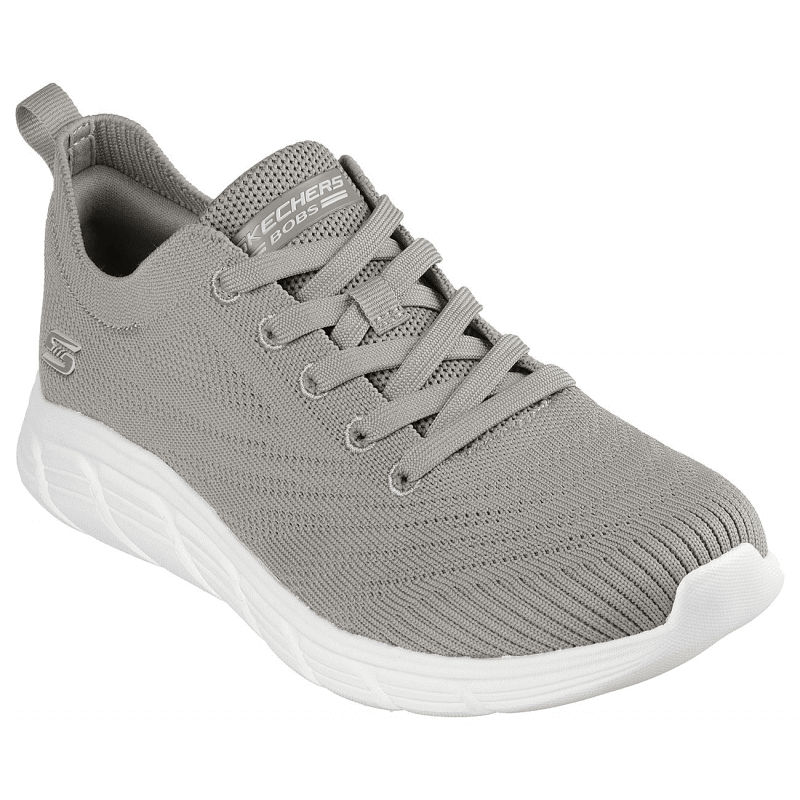 Skechers Women's BOBS Sport B Flex Lo - Graceful Stride Shoes - حذاء سكيتشرز بوبس سبورت بي فليكس للنساء لون زيتي فاتح ونعل أبيض