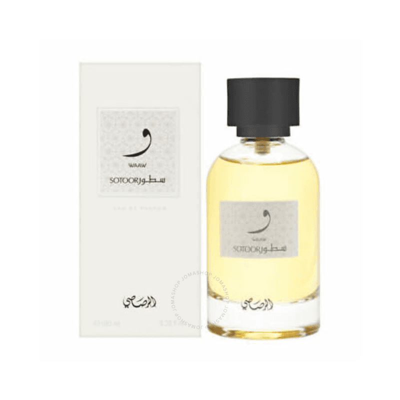 Sotoor WAAW EDP By Rasasi For Women 100Ml -عطر و سطور من الرصاصي للنساء حجم 100 مل