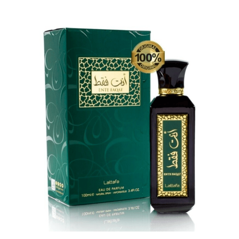 Ente Faqat EDP By Lattafa For Unisex 100Ml -عطر انت فقط من لطافة للجنسين حجم 100 مل