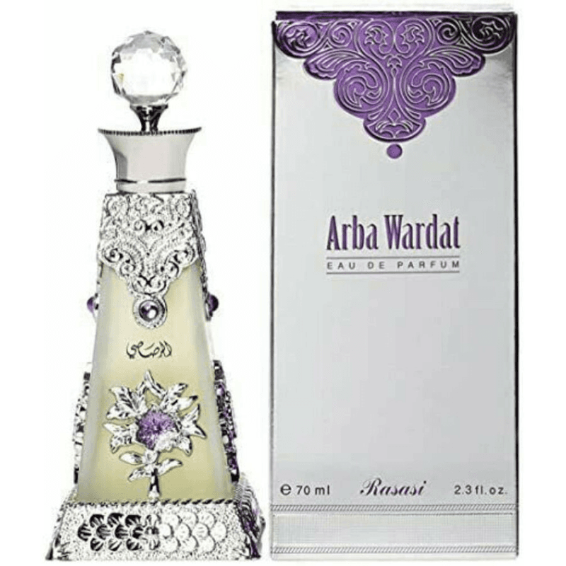 Arba Wardat EDP By Rasasi For Unisex 70Ml -عطر 4 وردات من الر صاصي للجنسين حجم 70 مل