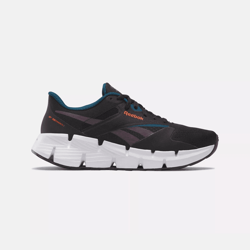 Reebok Womens' Zig Dynamica 5 Shoes - حذاء ريبوك زيج دايناميكا 5 للنساء لون أسود ونعل ابيض