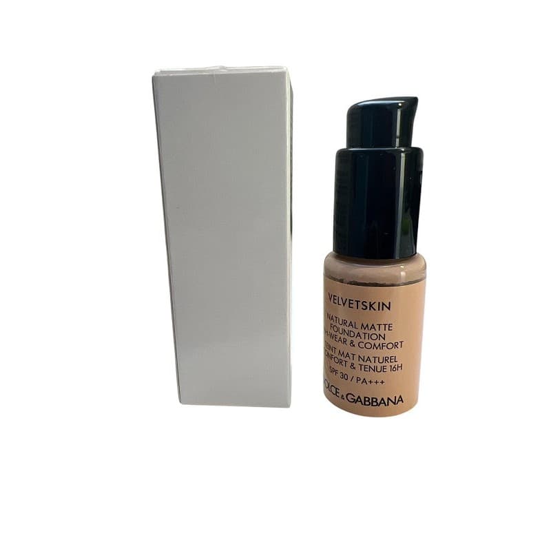 Dolce & Gabbana Velvet Skin Foundation كريم أساس تستر بدرجة 240 Linen – 15 مل