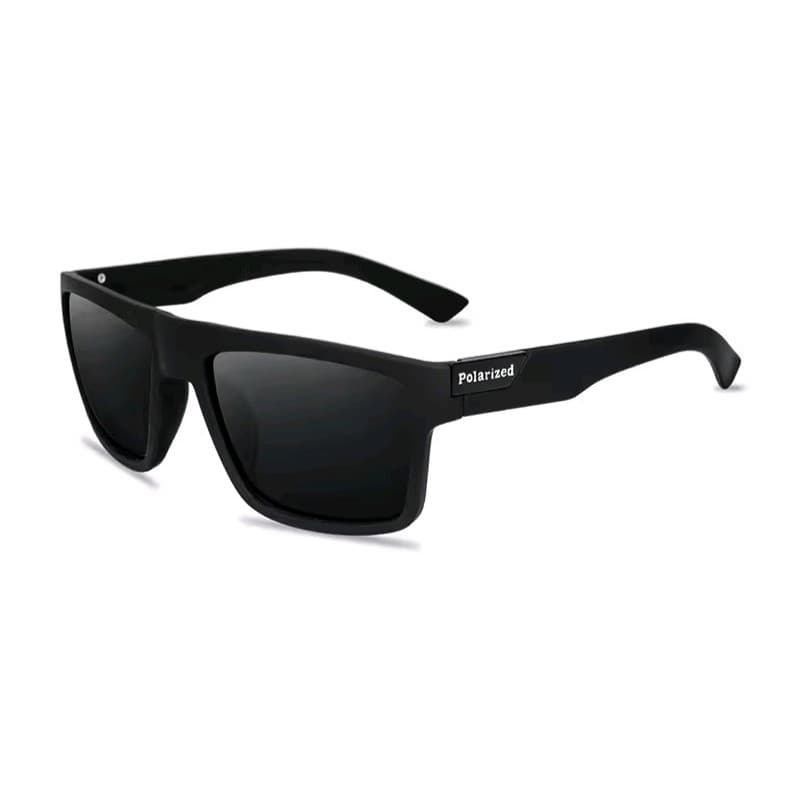 نظارة حساسة للضوء (Polarized) عدسة مربعة أصلية لون أسود للرجال والنساء - 731