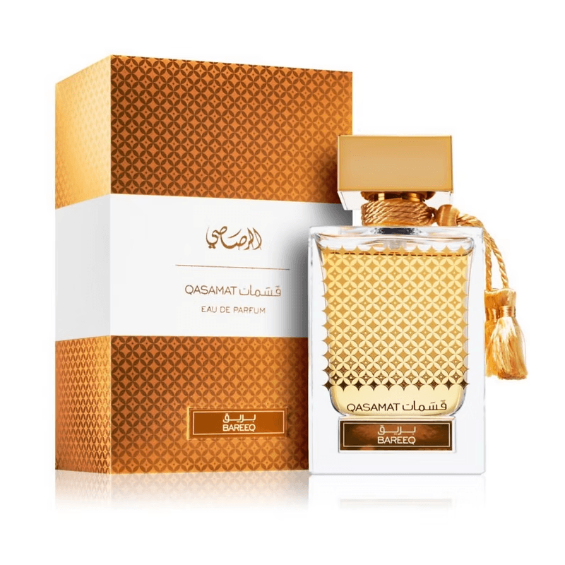 Qasamat Bareeq EDP By Rasasi For Unisex 65Ml -عطر قسمات بريق من الرصاصي للجنسين حجم 65 مل