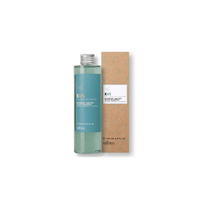 شامبو مضاد للقشرة لفروة الرأس الجافة كيرال (KAARAL Forfora e Cute Secca Shampoo) – 250 مل