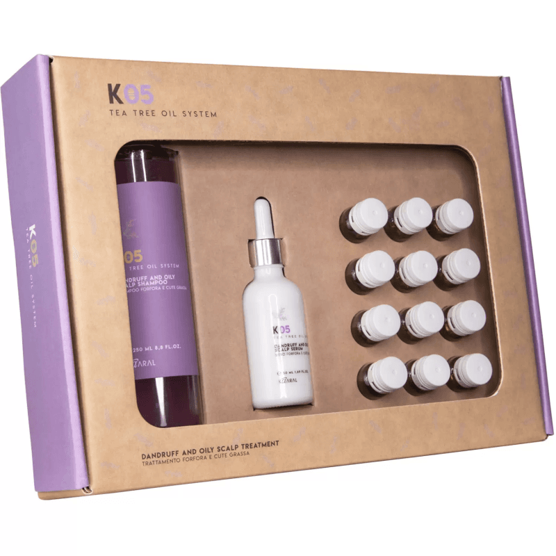 مجموعة علاج القشرة لفروة الرأس الدهنية K05 (K05 Dandruff Oily Scalp Kit Set)