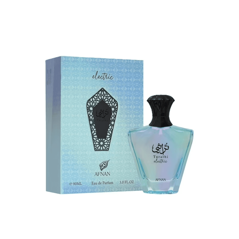 Turathi Electric EDP Spray Fragrances for Unisex by Afnan 90 ml - عطر تراثي إلكتريك من أفنان للجنسين 90 مل