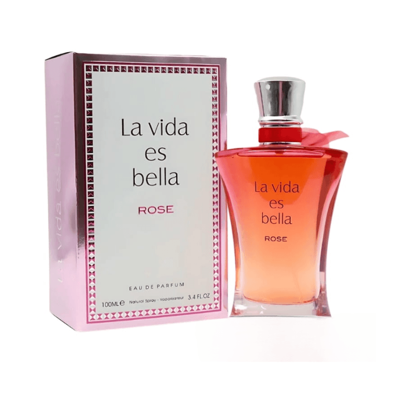 La Vida Es Bella Rose EDP by Fragrance World For Women 100ml