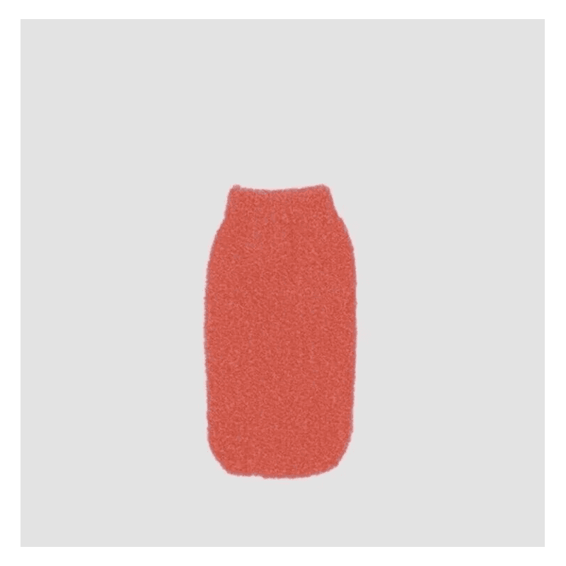 Fe Sisal 1120 Polyester Shower Mitt-Red قفاز استحمام من البوليستر والسيزال من Fe – موديل 1120، لون أحمر