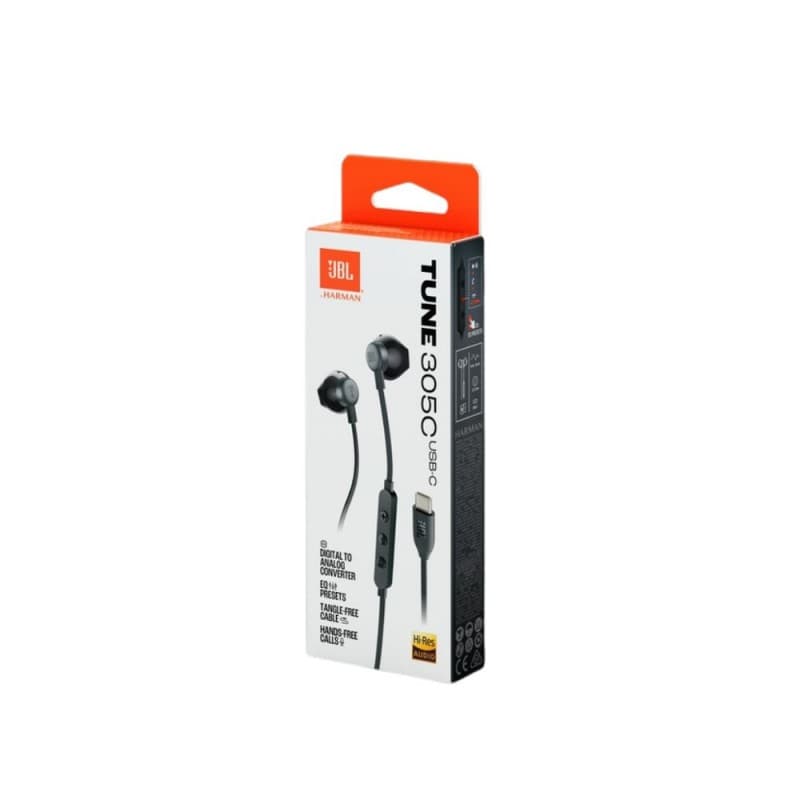 JBL Tune 305C USB-C Earphones سماعات سلكية يو اس بي من JBL
