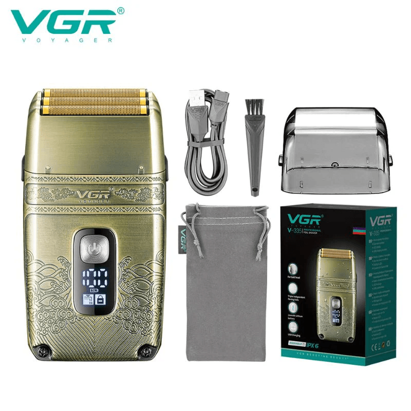 VGR V-335 Professional Foil Shaver For Men Pocket Sized Design