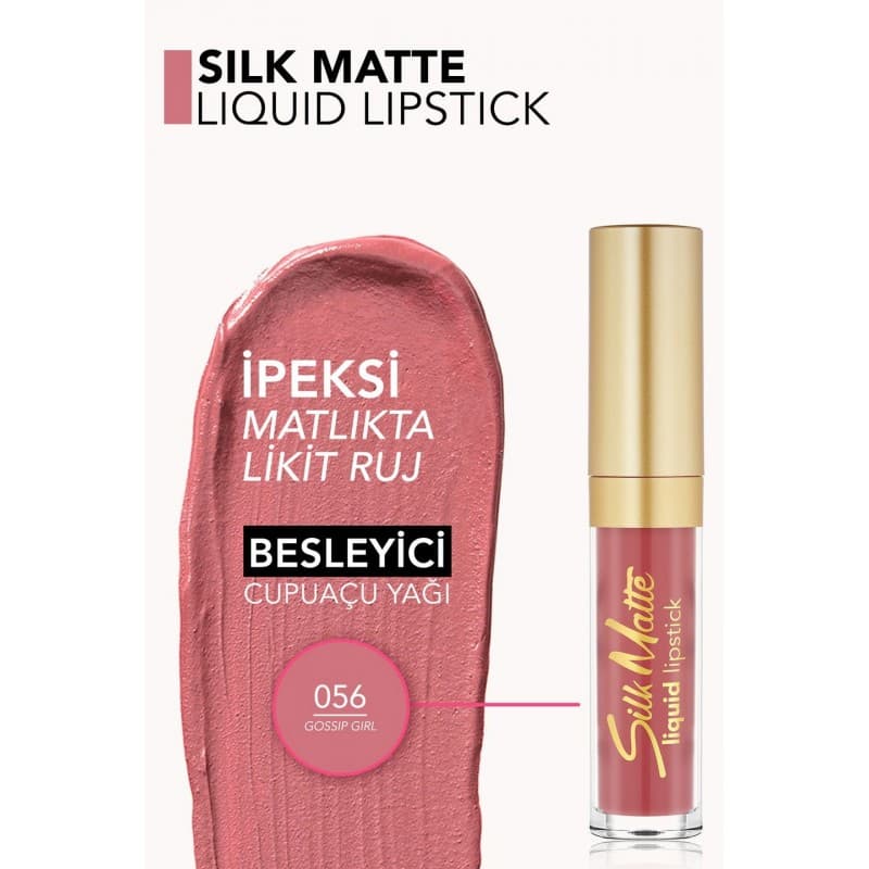 فلورمار أحمر الشفاه السائل غير اللامع 056 Silk Matte Liquid Lipstick