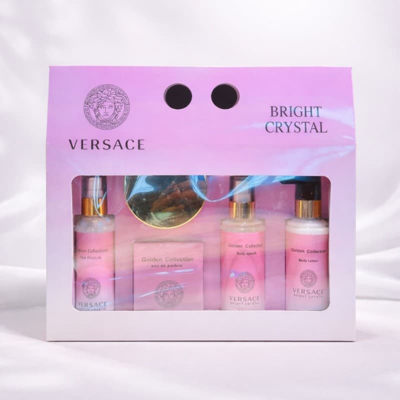 Golden Collections Perfumes For Women Bright Crystal Versace Set