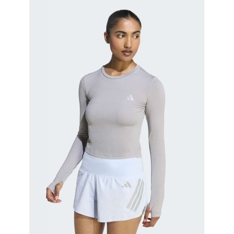 adidas Womens' adi365 Running Essentials Longsleeve Shirt - Grey