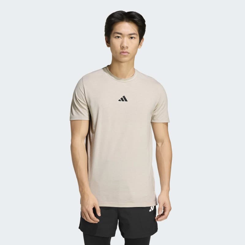 adidas Men's Designed for Training Workout T-Shirt - Beige