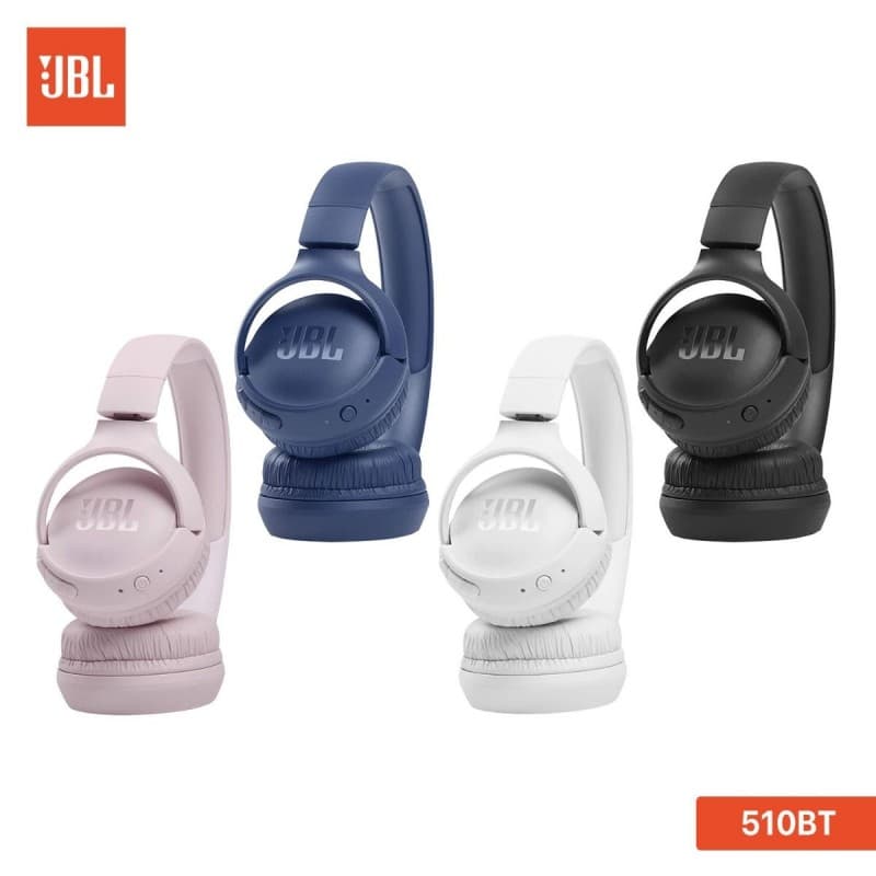 سماعة الرأس JBL Tune 510-BT اللاسلكية، صوت عالي الجودة.