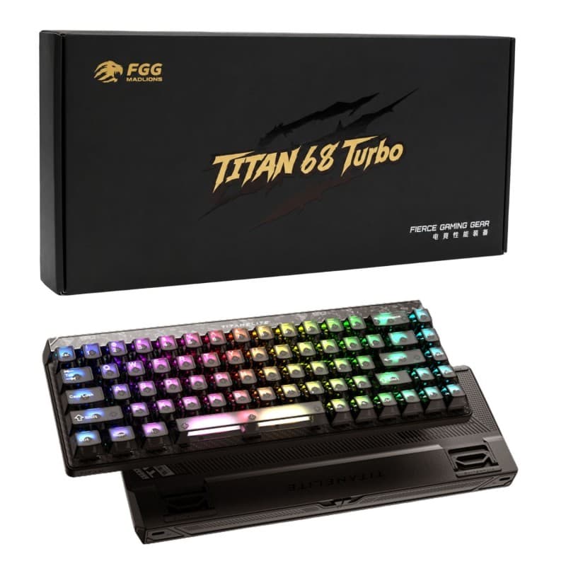 Madlions TITAN 68 Turbo Magnetic Switch Keyboard-Black