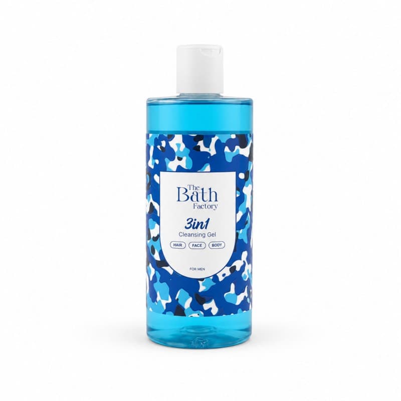 The Bath Factory 3 in 1 Cleansing Gel Hair Face Body 400ml