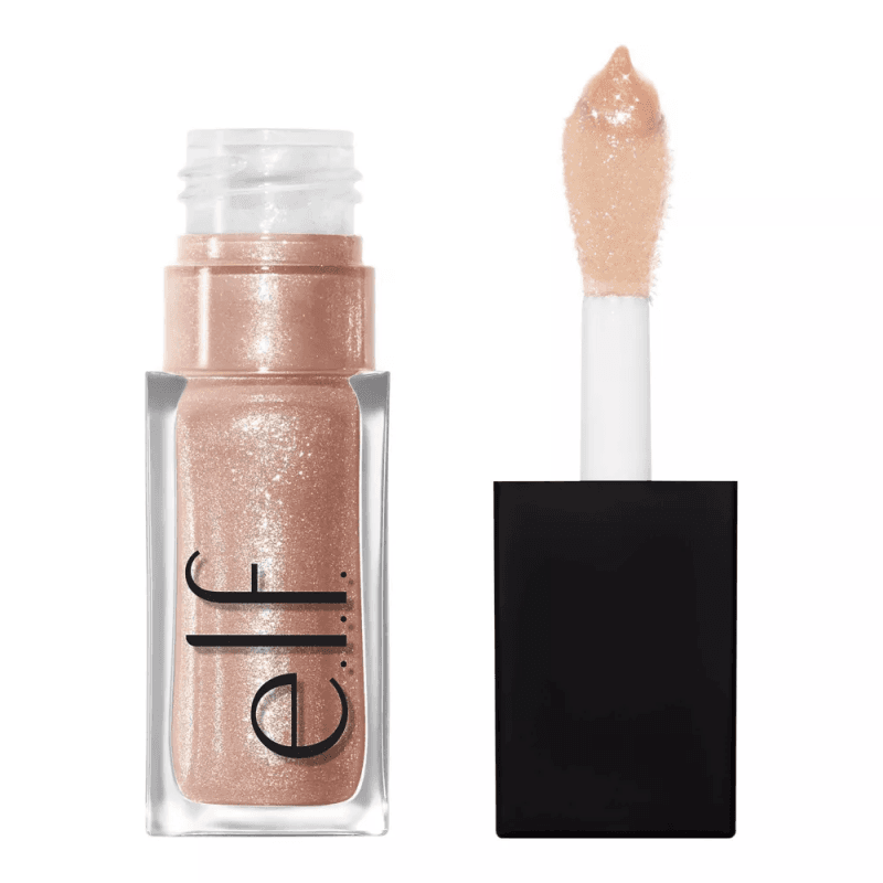 E.l.f. Glow Reviver Lip Oil Glimmer - Crystal Baller - 0.25 Fl Oz