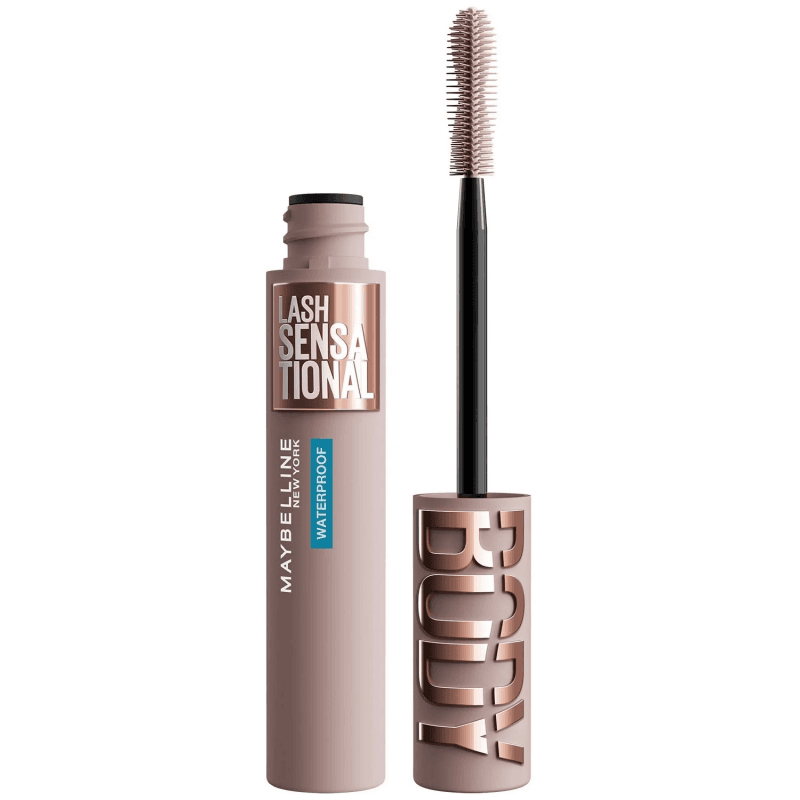 Maybelline Lash Sensational Body Mascara Waterproof Very Black 0.24 Fl Oz