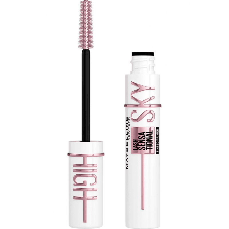 Maybelline Lash Sensational Sky High Tinted Primer Mascara Makeup Soft Black 0.26 Fl Oz